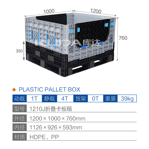 1210J折疊卡板箱