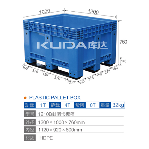 1210封閉卡板箱